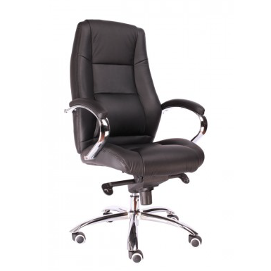 KRON Кожа Черный Кресла, мебель для офиса