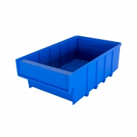 Заказать онлайн Ящик Б 300х185х100 синий в интернет магазине товаров стеллажного оборудования, металлической мебели для офисов и производства с доставкой по г. Хабаровск недорого